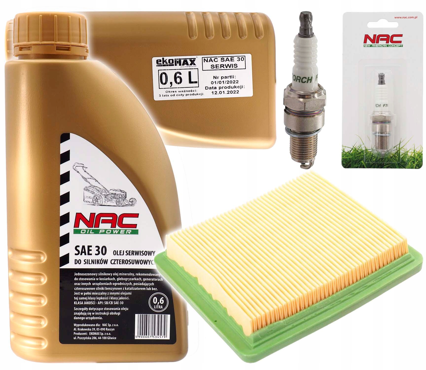 Olej do kosačky Nac SAE30 0,6 l